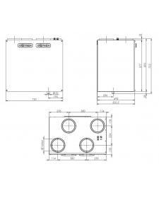 Rekuperatorius Oxygen X-Air V500