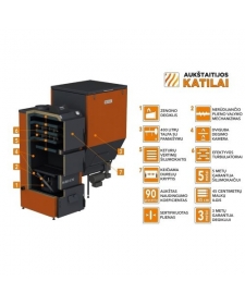 Biomasės katilas AGRO UNI 15 kW