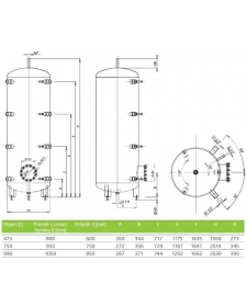 Akumuliacinė talpa Dražice NAD 750 v3