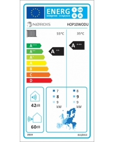 Šilumos siurblys oras-vanduo Nordis OPTIMUS PRO Split 10,0 kW