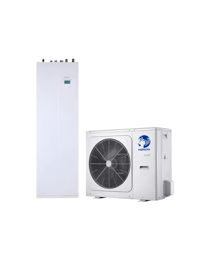 Šilumos siurblys oras-vanduo Nordis OPTIMUS PRO Split su KVR talpa 6,0kW