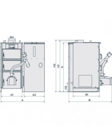 Granulinis katilas Kamen Pellet Kompakt 17kW