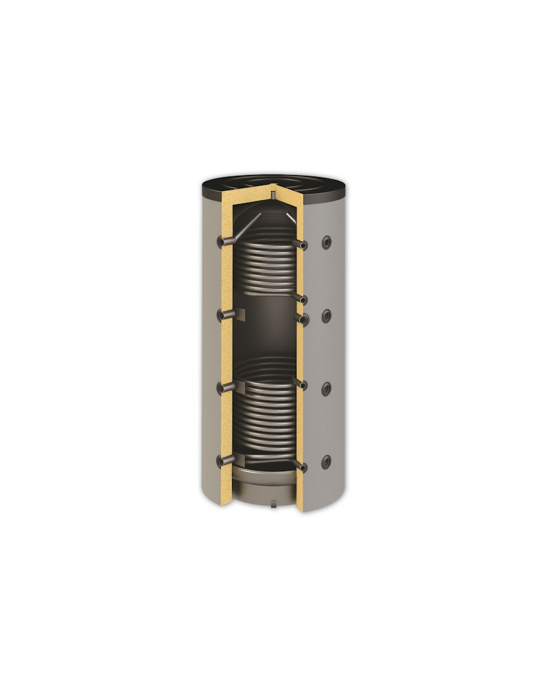 Akumuliacinė talpa Sunsystem PBM-R2 800 su 2 šilumokaičiais
