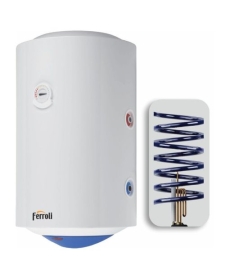 Vandens šildytuvas kombinuotas vertikalus Ferroli Calypso MT 120