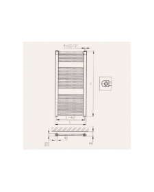 Rankšluosčių džiovintuvas THERMAL TREND  KD45-96TH 450x960x408