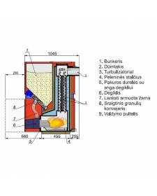 Granulinis katilas Kalvis-8-10DG