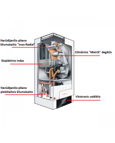 Dujinis katilas Viessmann Vitodens 200-W 13kW B2HB023