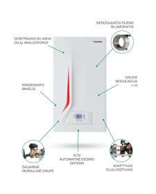 Dujinis kondensacinis katilas Italtherm City Class 25K