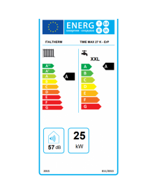 Dujinis kondensacinis katilas Italtherm Time Max 27K