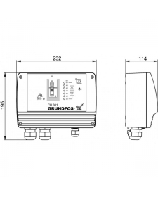 Grundfos SQE siurblių valdiklis CU 301