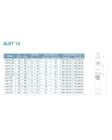 Giluminis siurblys gręžiniams Leo 4LSTm1316