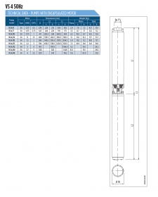 Giluminis siurblys gręžiniams Franklin Electric VS 4/14