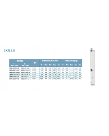 Giluminis siurblys gręžiniams Leo 3XRm2.5/21-0.75