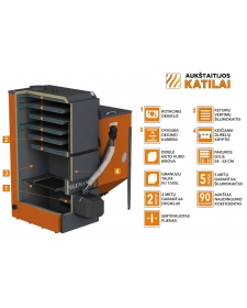 Granulinis katilas PELEMAX 50 kW