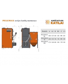 Granulinis katilas PELEMAX 50 kW