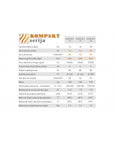 Kieto kuro katilas KOMPAKT 12 kW