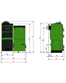 Granulinis katilas Kamen Multi KG 75 kW