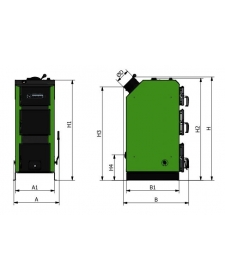 Kieto kuro katilas Kamen DREMAX 32kW