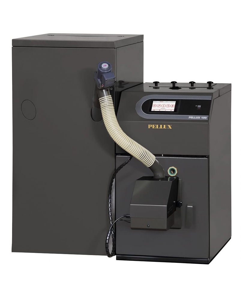 Granulinis katilas Nibe-Biawar Pellux 100 Touch 20kW 300L