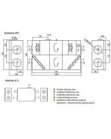 Rekuperatorius Komfovent Domekt R 400 F C6M