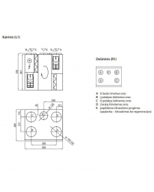 Rekuperatorius Komfovent Domekt R 400 V C6M