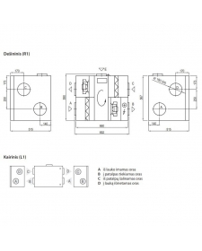 Rekuperatorius Komfovent Domekt R 400 H C6M