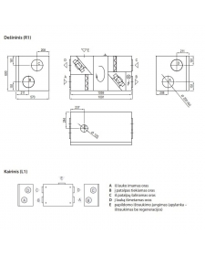 Rekuperatorius Komfovent Domekt R 600 H C6M