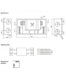 Rekuperatorius Komfovent Domekt CF 200 F C8