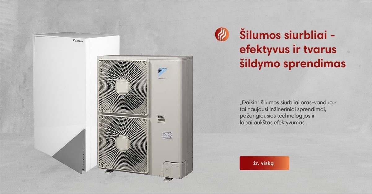 Šilumos siurbliai oras-vanduo